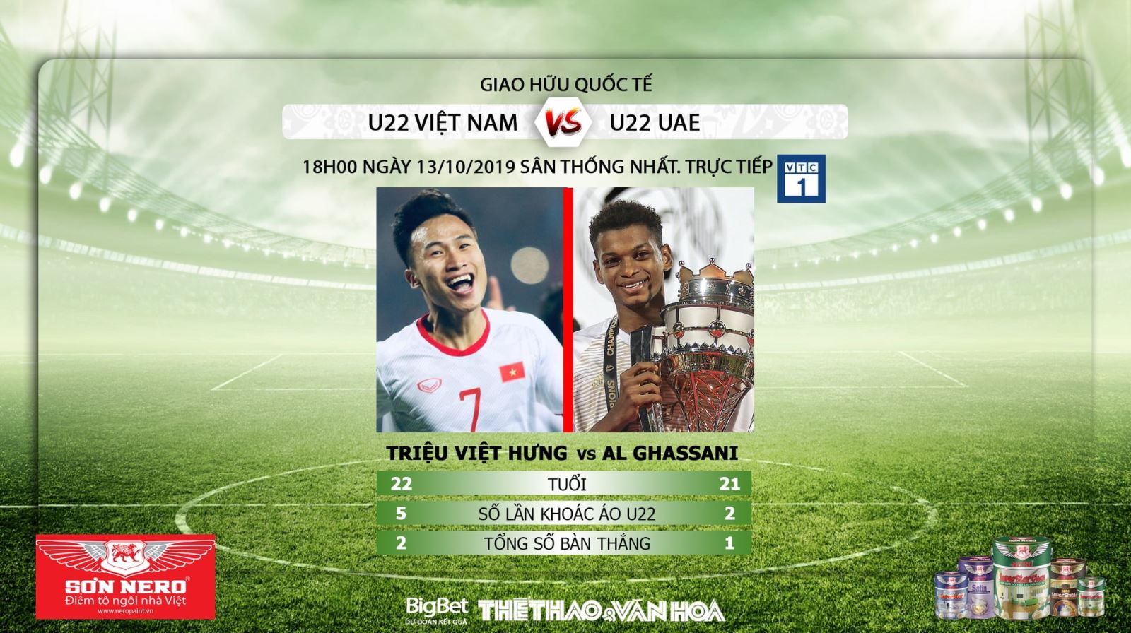 Truc tiep bong da. U22 VN vs U22 UAE. Trực tiếp bóng đá hôm nay. VTC1